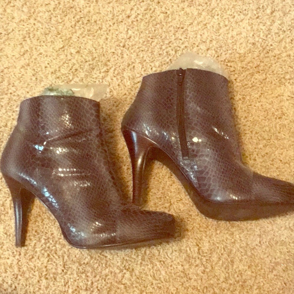 Nine West Mostwanted Snakeskin bootie
